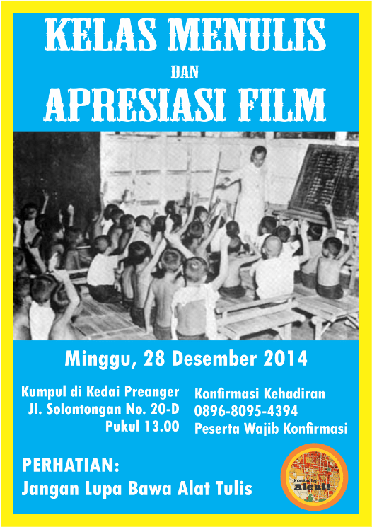 Kelas Menulis dan Apresiasi Film