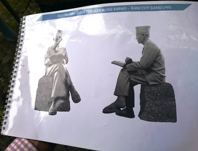 Patung Perunggu Soekarno yang Akan Ditempatkan di Situs Ini