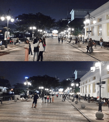 Suasana Malam di Jalan Cikapundung Timur